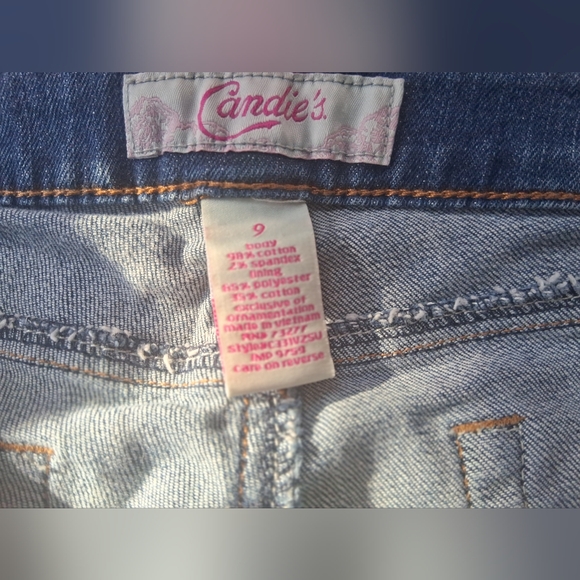 Candie's Dark Blue Flare Jeans - Picture 6 of 6
